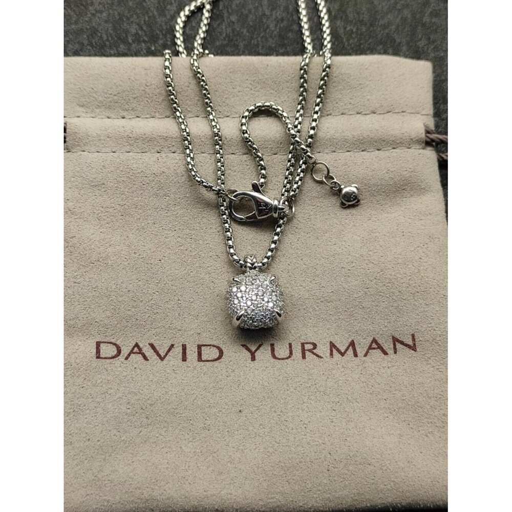 David Yurman 925 Silver Necklaces with Original Pouch